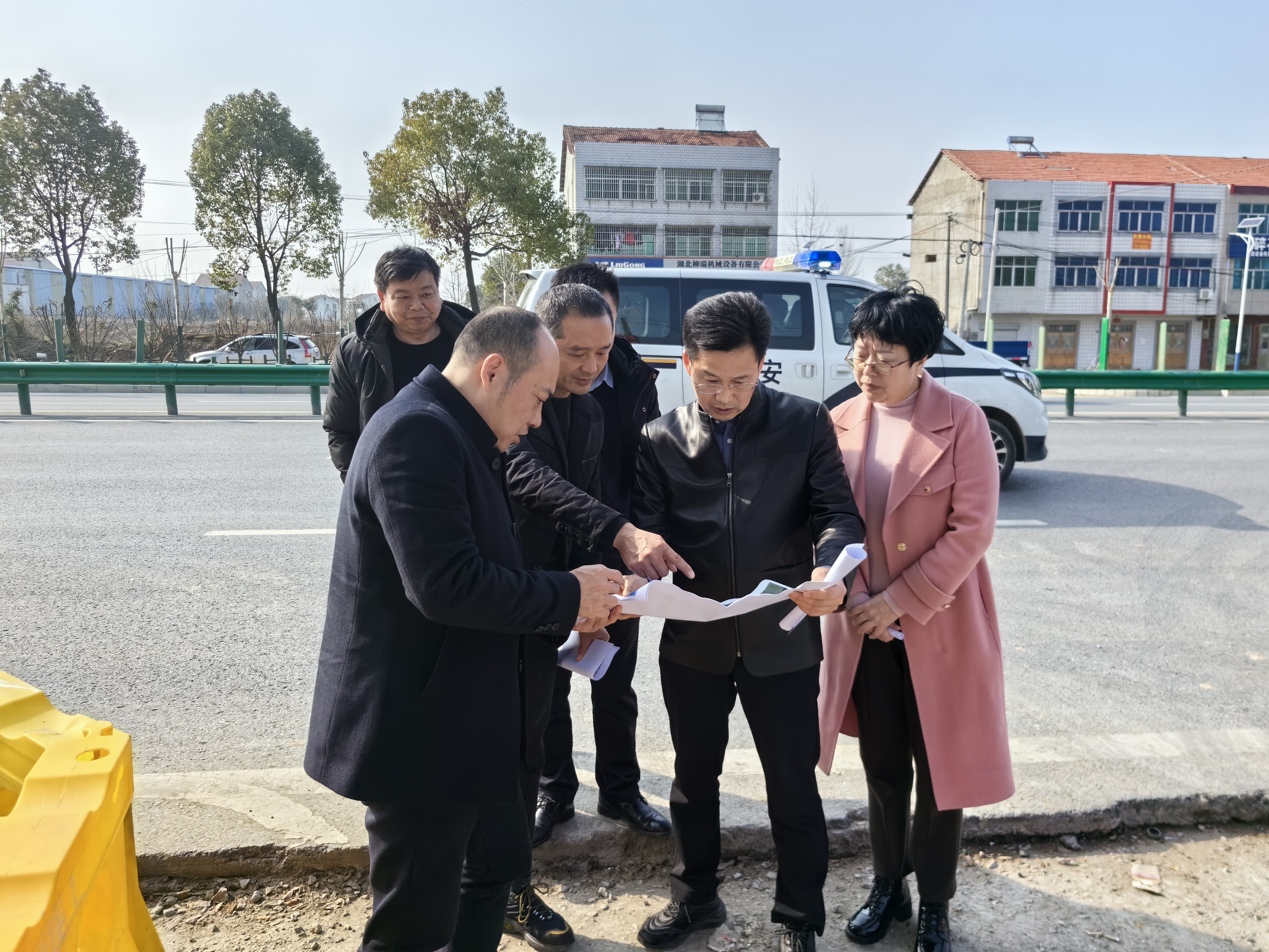 詹勇调研武鄂黄黄快速道路系统建设情况