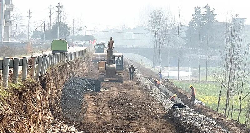 襄阳公路368省道谷城县庙滩至盛康段改扩建工程加速推进